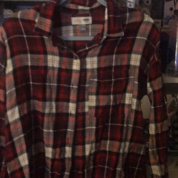 Women boyfriend flannel shirt - Picture 1 of 3